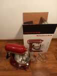 Mikser Artisan Kitchen Aid 6.6L, kolor empire red stan bardzo dobry.