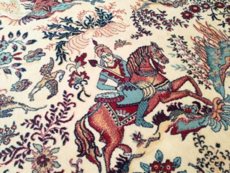 Dywan 250x350 Dywilan Polowanie Wełna 100% wyprany idealny Wysyłka