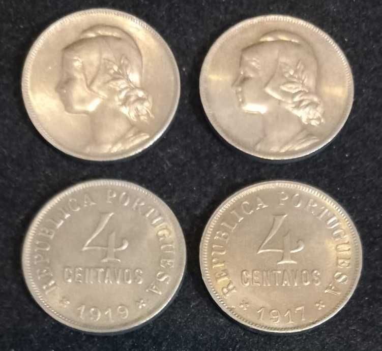 4 Centavos, 1917 e 1919