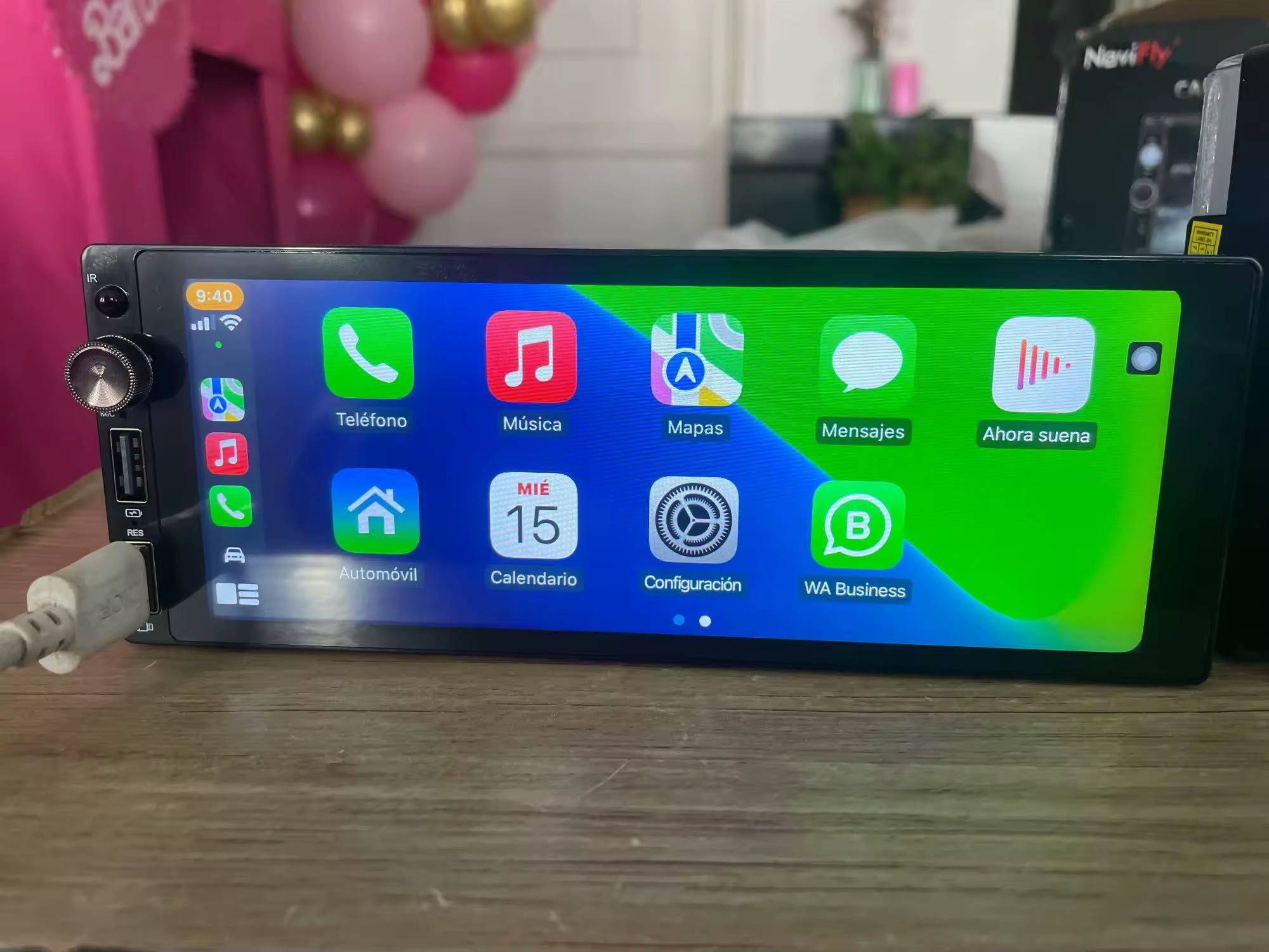 Auto-Rádio 1 Din Universal 7 Polegadas Android auto CarPlay Novos