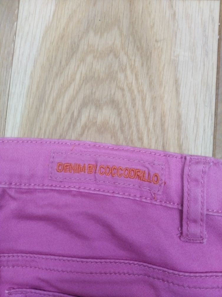 Różowe spodnie jeansowe rozm 140/52 dla dziewczynki