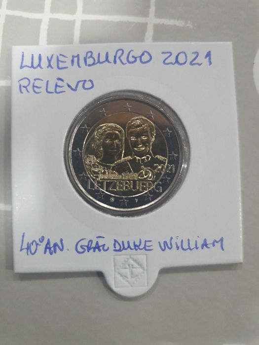 Moedas 2 euros preço unitário