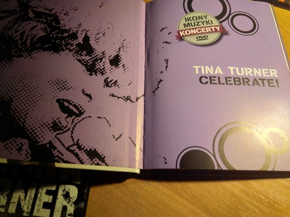 Tina Turner Celebrate ! książka + koncert dvd Ikony muzyki