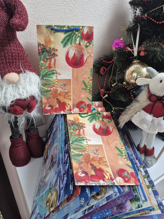 Пакет подарунковий 27×17  10 штук за 50 грн