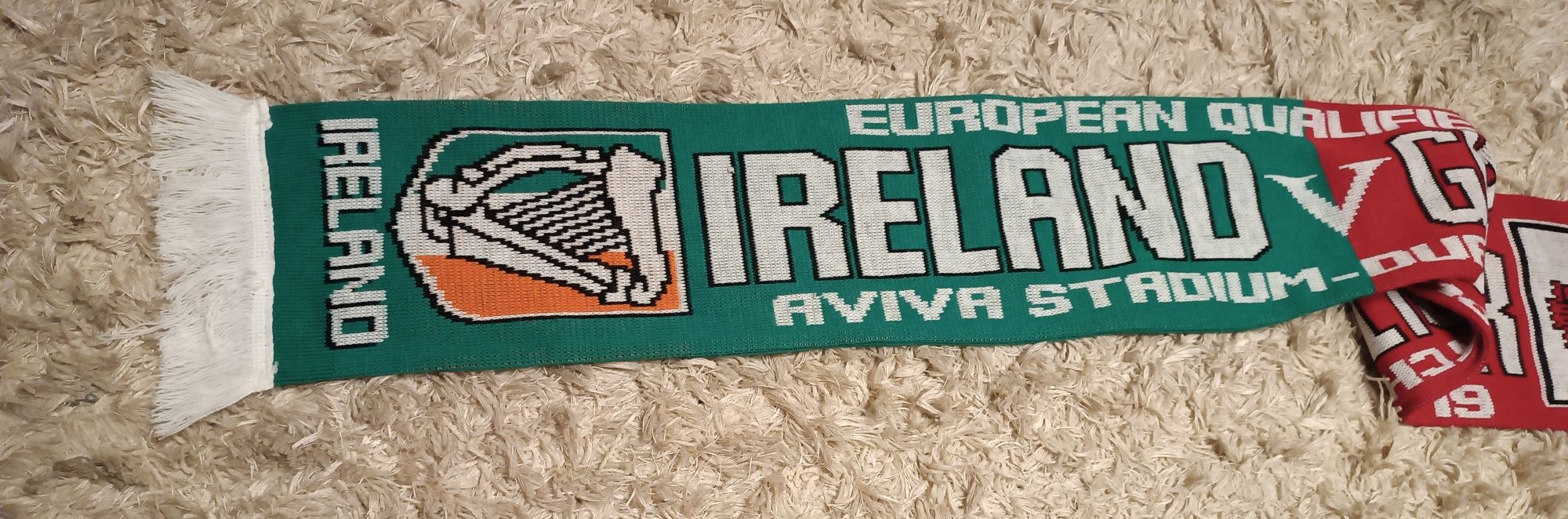 Szalik piłkarski kolekcjonerski Ireland Gibraltar 10-06-19