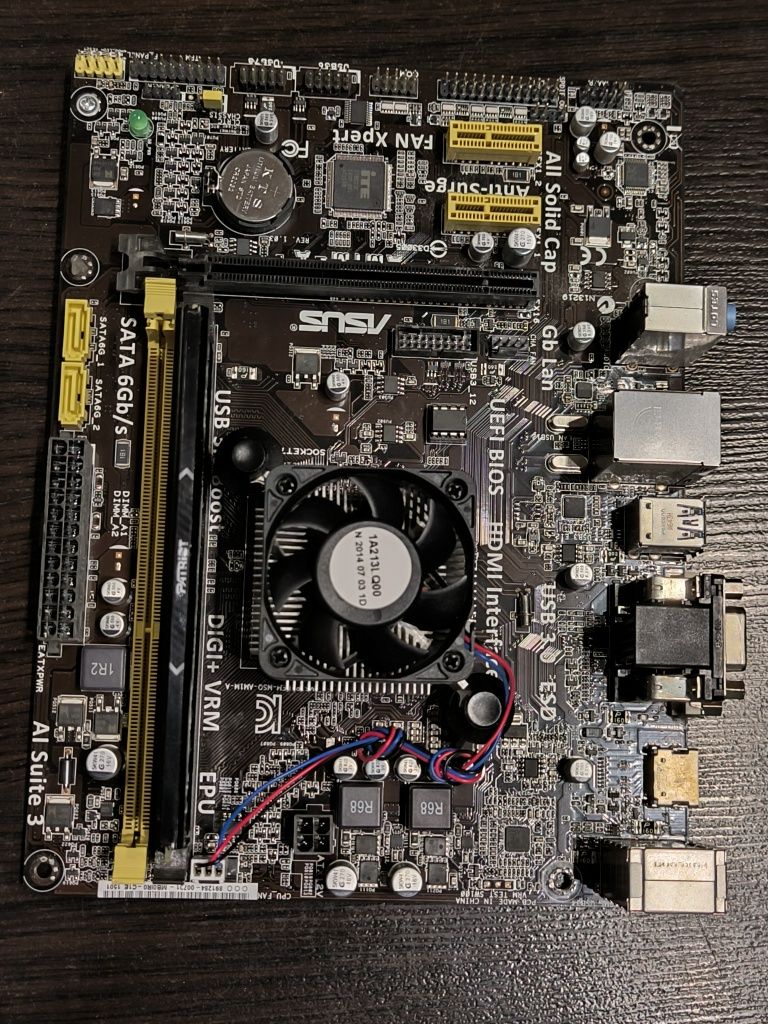 Płyta główna Asus AM1M-A Micro ATX+procesor+ram
