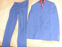 Продам костюм мужской (синий, двойка, 46, новый)
