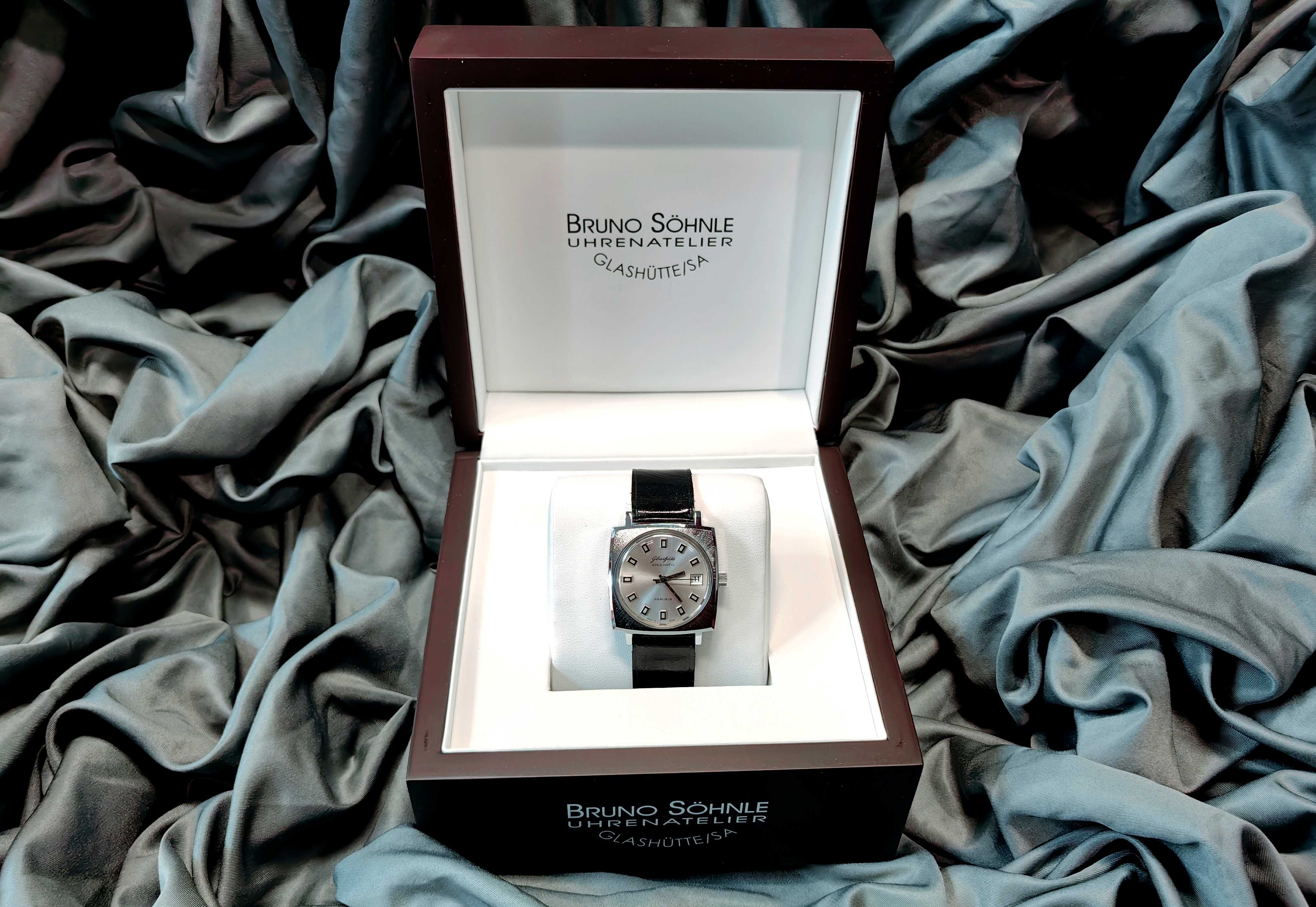 Zegarek Glashütte Spezimatic 26 Rubis GUB Automatic Data Org Pudełko !