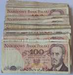 100zł 1986/1988 , Ludwik Waryński  PRL, banknot PRL