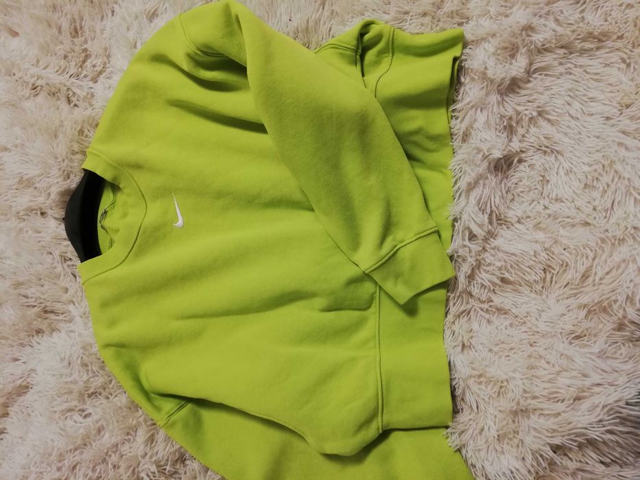 bluza nike m 38 s 36 ovevsize limonka