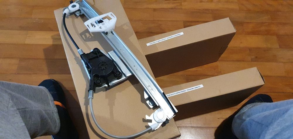 Elevador vidro traseiro bmw e90 e91 novos em caixa