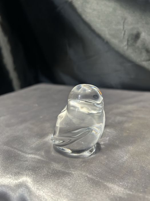 Szklana sowa – Hadeland Glassverk – szkło artystyczne, sygnowane