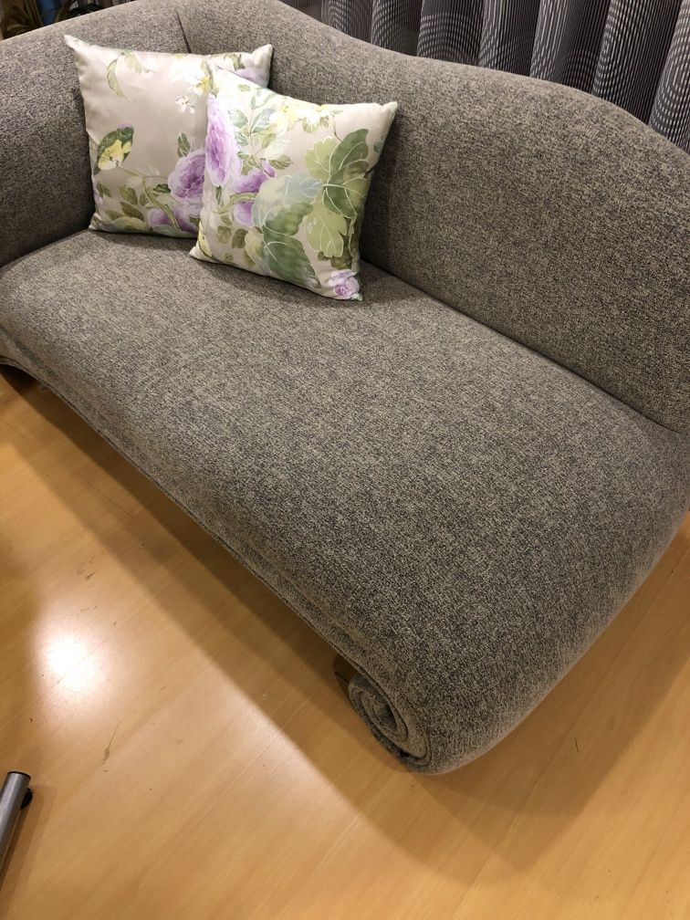 Sofá chaise longue cinzento NOVO (LOJA)