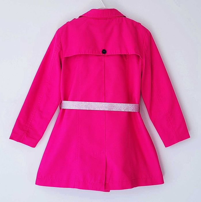 Różowy przejściowy płaszcz trencz Reserved 116