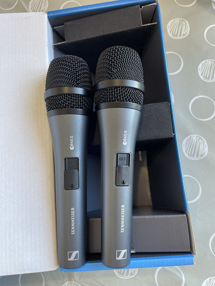Микрофон Sennheiser e 845-s, rode shure