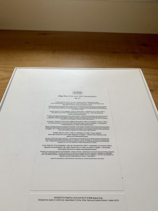 Caixa ipod pro (apenas a caixa)