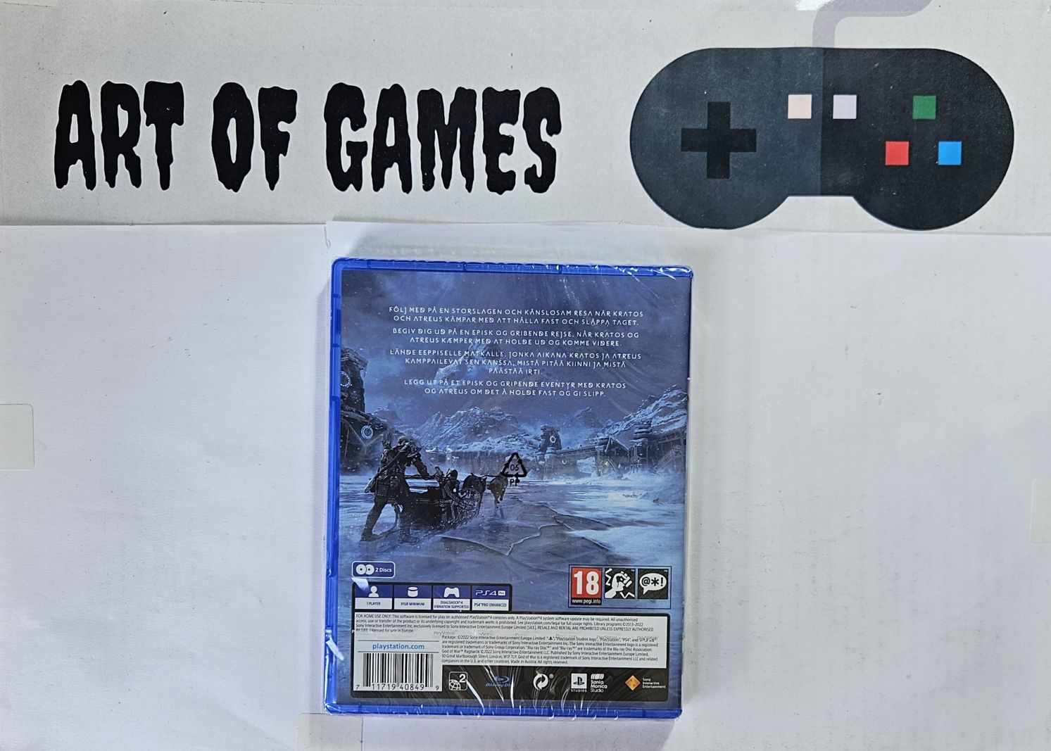 God of War Ragnarok Nowa Folia Ps4 Ps5 Playstation 4 5