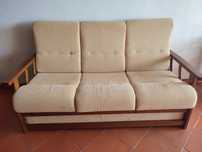 Sofá de 3 lugares com cama