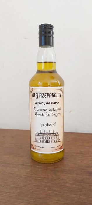 Tłoczony na zimno olej Rzepakowy0,5