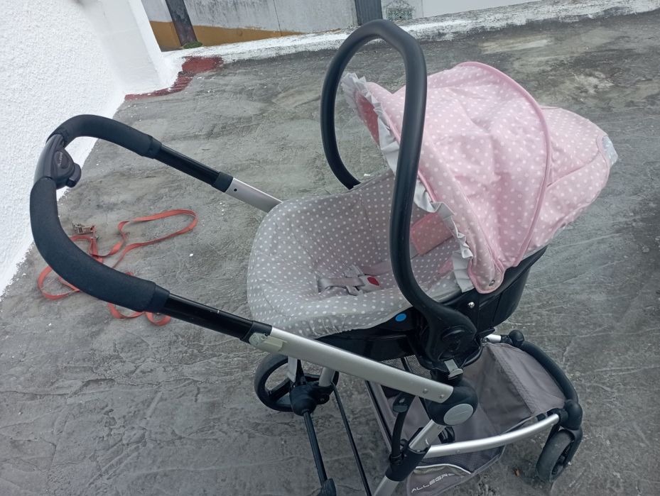 Carrinho de bebe e ovo