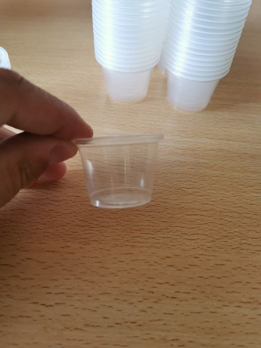 Copos de plástico para shot
