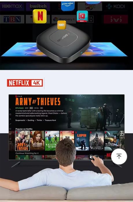 TV Box Android 2gb Ram 16gb rom.
Para streaming