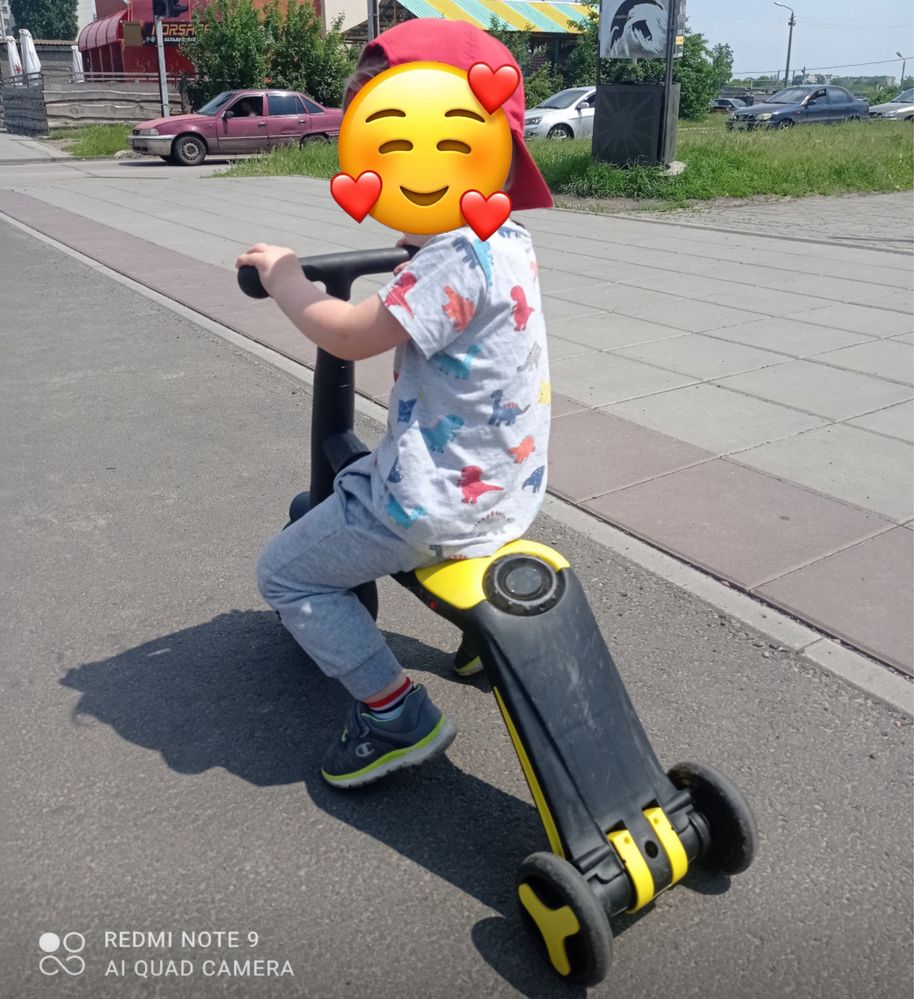 Самокат3 в 1  best scooter