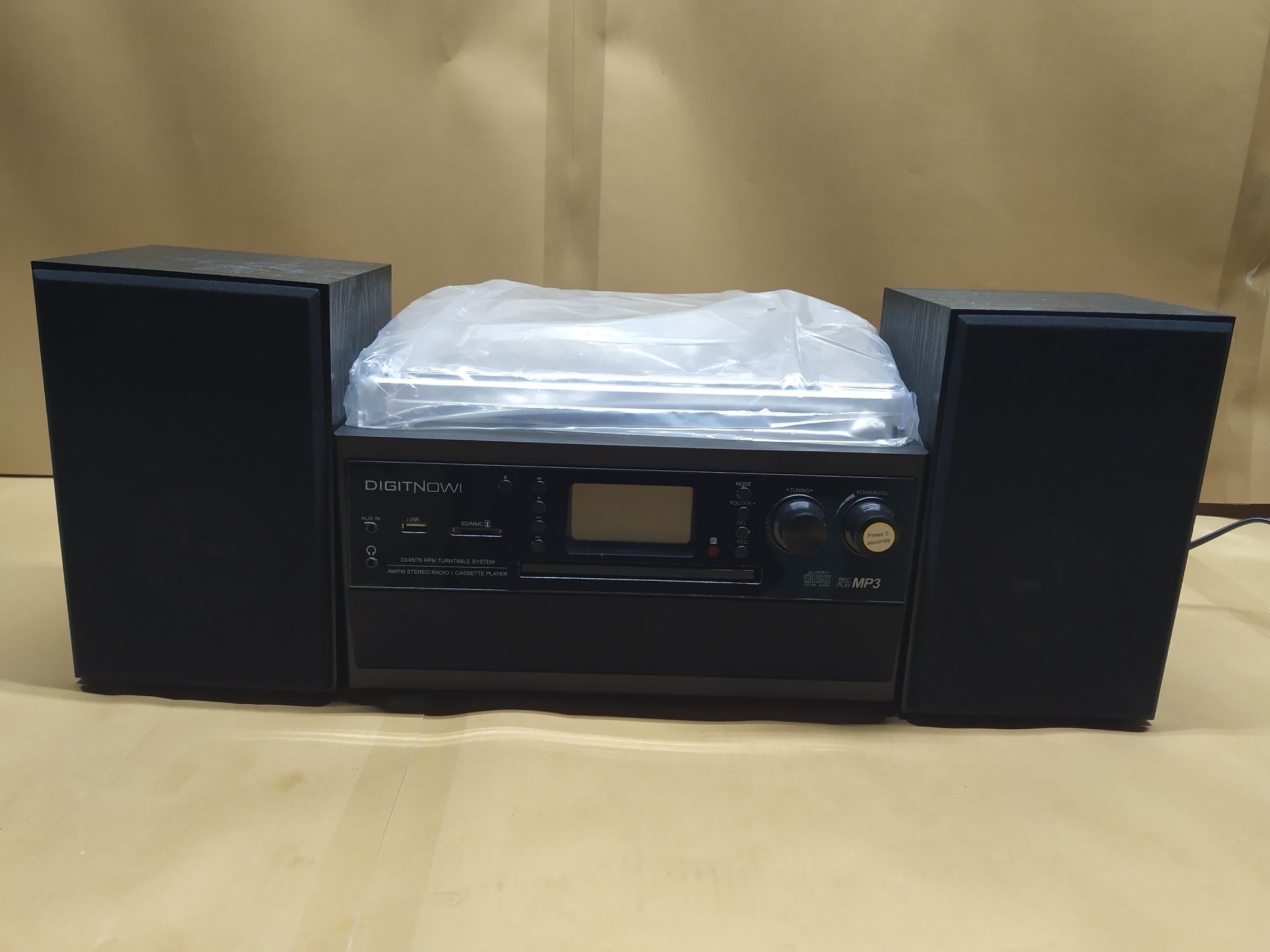 Wieża stereo z gramofonem Digitnow M504