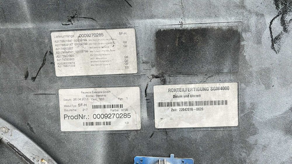 Para-choques traseiro Mercedes-Benz S C217