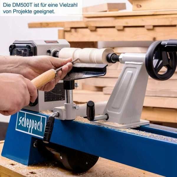 SCHEPPACH Tokarka do drewna DM500T+ osprzęt