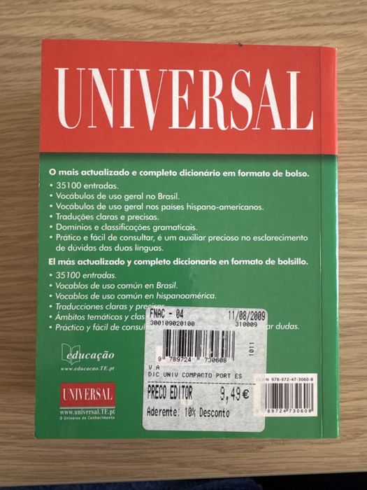 Dicionário compacto Português/Espanhol