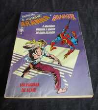Livro BD O Homem-Aranha e Kazar