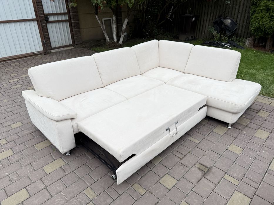 Шкіряний Розкладний Диван