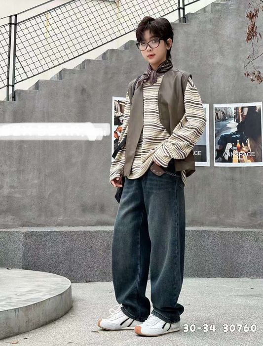 Теплі утеплені широкі джинси на флисі теплые джинсы на флисе Р.146-180