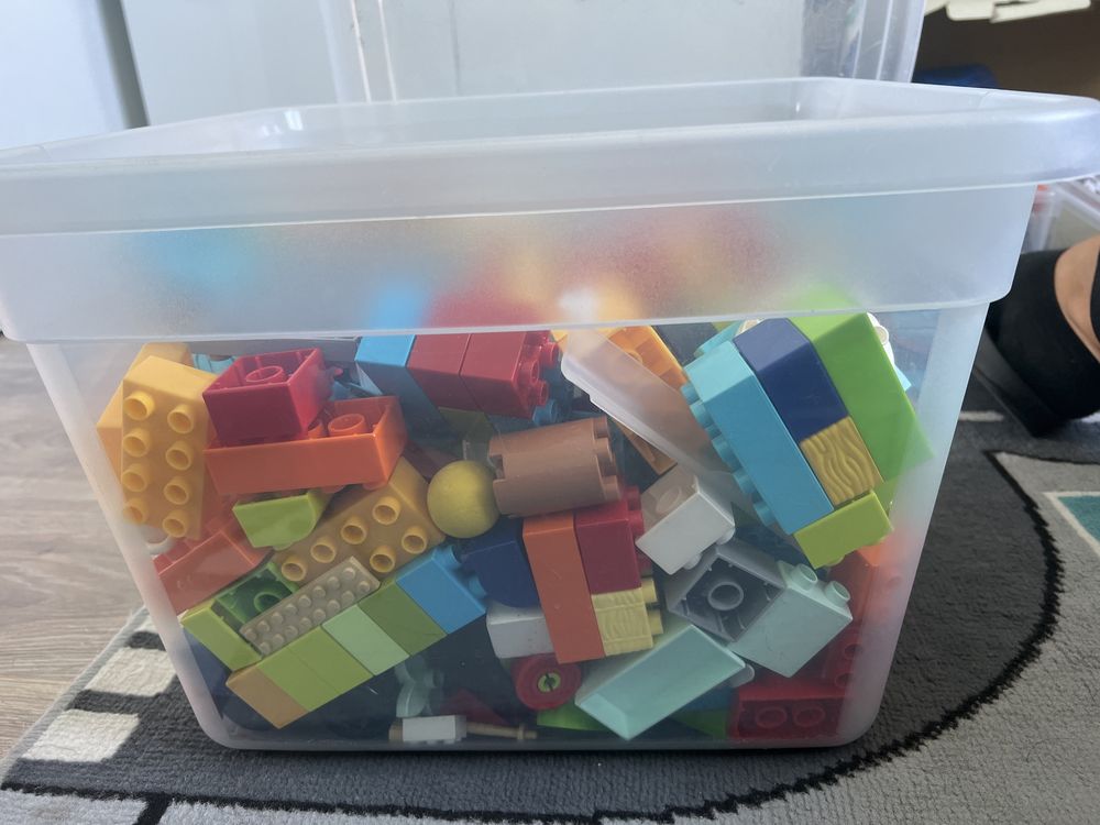 Zestaw klocków Duplo + Mega Blocks