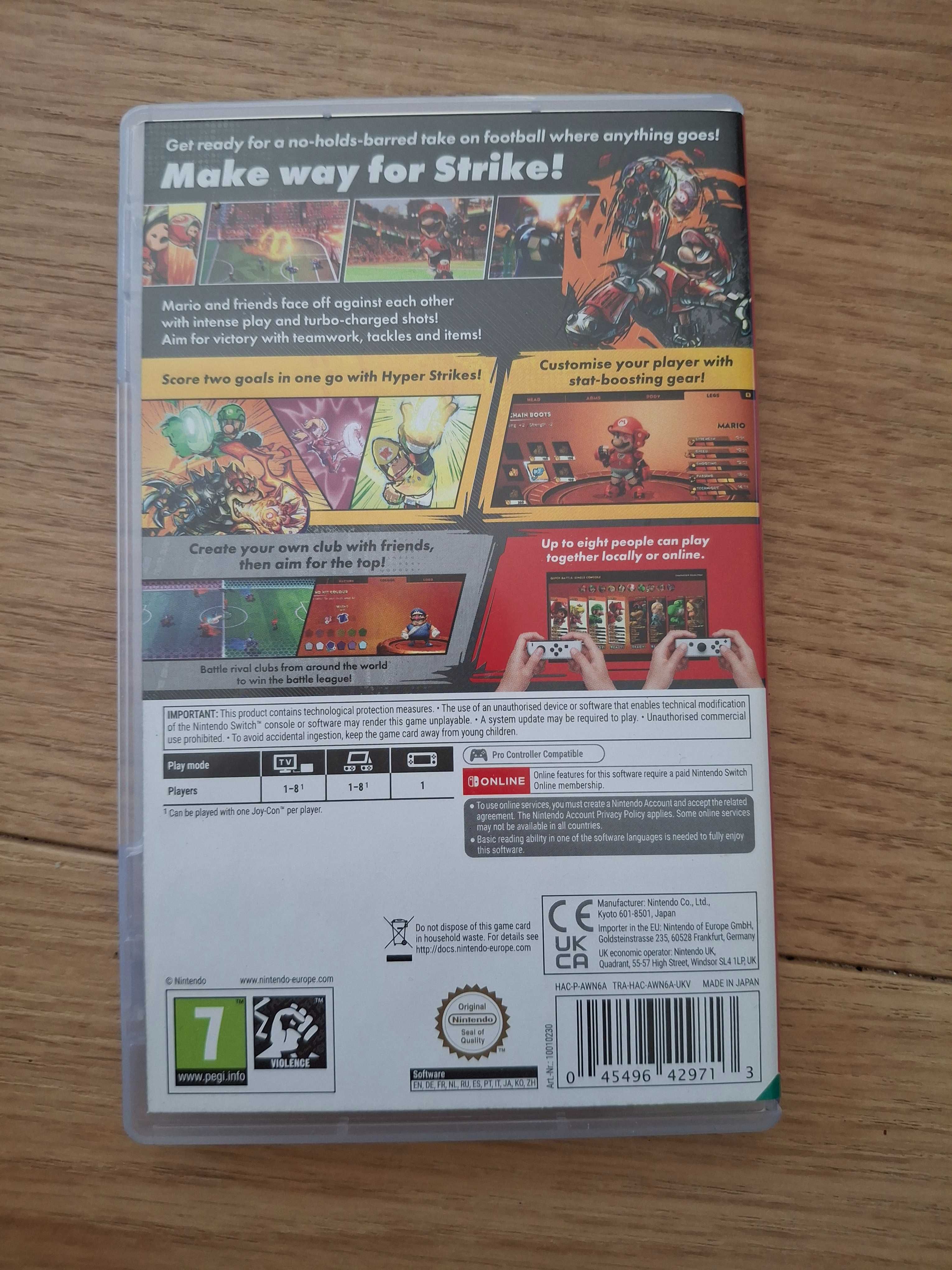 Gra super mario Nintendo switch Mario Strikers Battle League Football