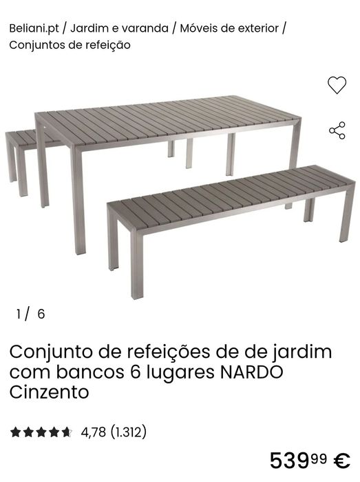 Mesa de exterior