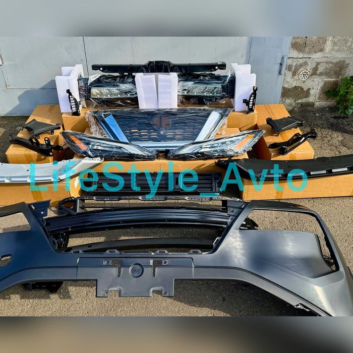 Губа нижняя Nissan Rogue 2021 2022 2023 2023 Губа в бампер серая