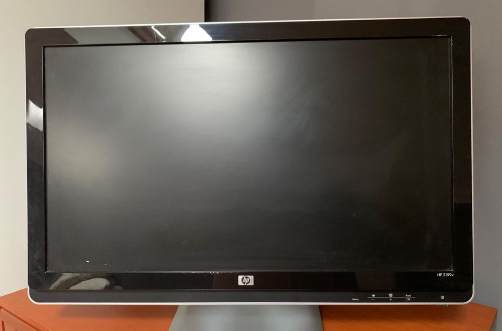 Monitor LCD HP 2159v diagonal de 21,5 polegadas