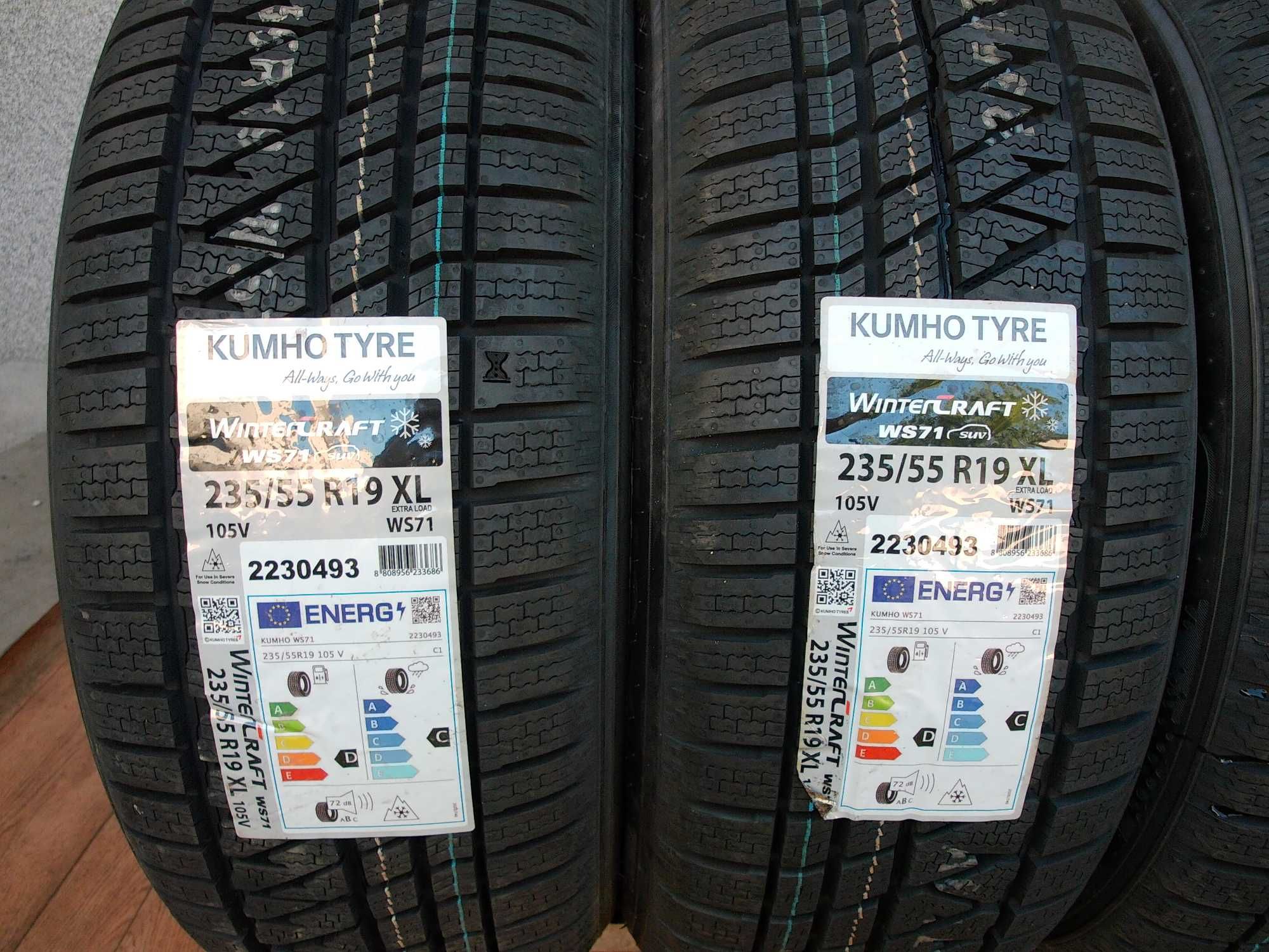 Kumho WinterCraft WS71 SUV 235/55/19 105V XL nowe z 2023r