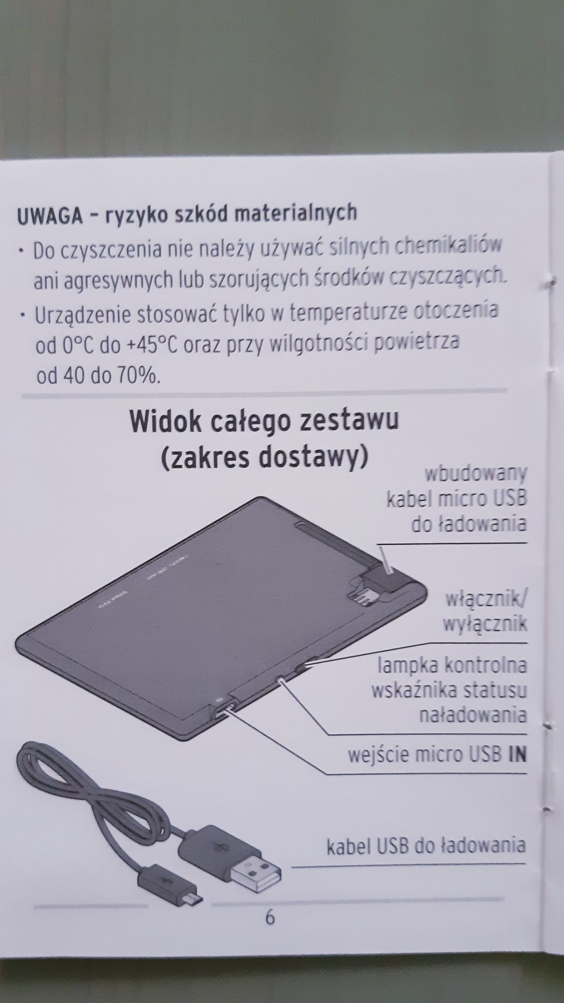 Power bank kieszonkowy.