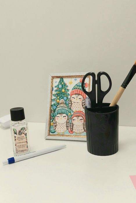 Картина "Новорічні сови"