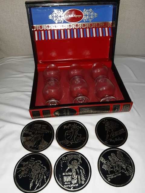 Copos com base La Belle Epoque - Formato de livro