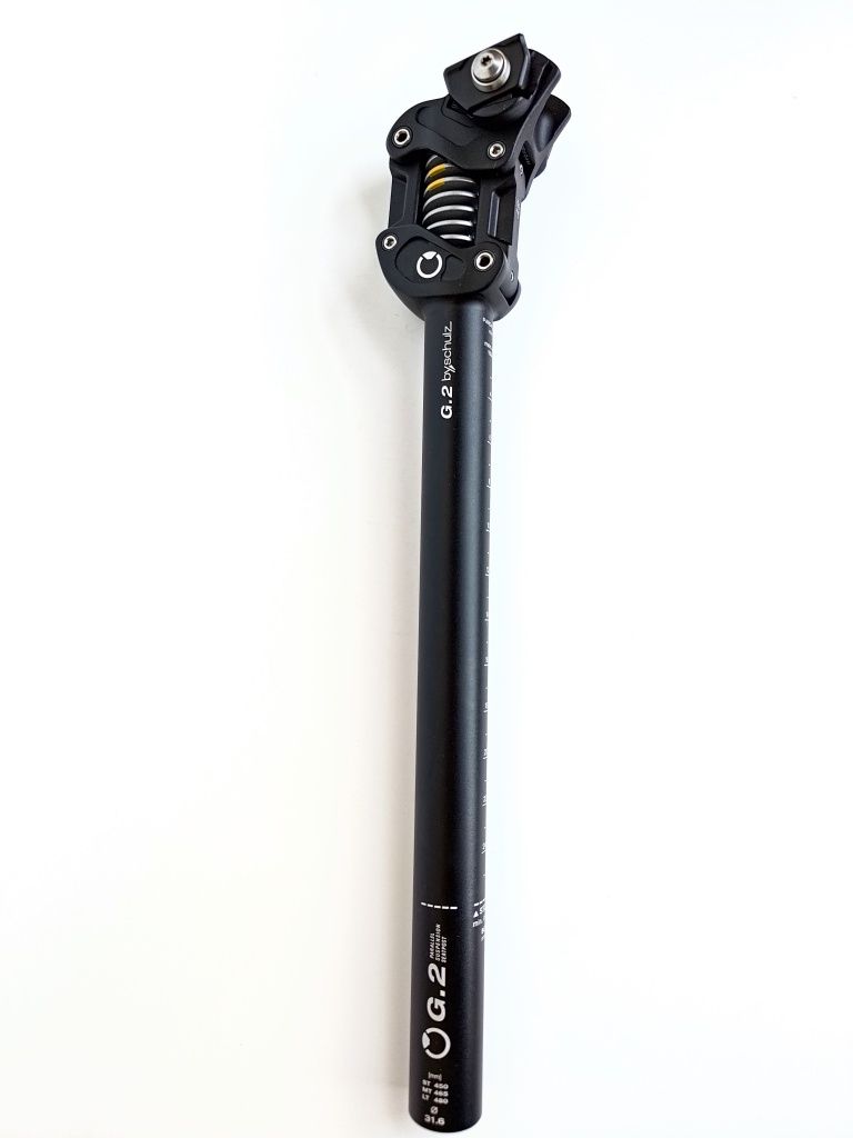 Sztyca G2 By Schulz amortyzowana, 450 mm, 31,6 mm, nowa, FV (526)