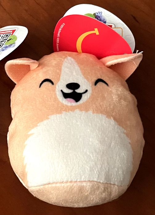 Peluche Squishmellow Happy Meal McDonald's - Cão - Stevon