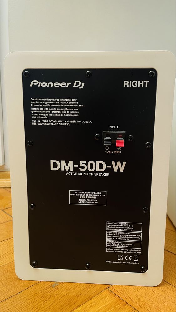 Kolumny głośnikowe PIONEER DJ DM-40D-W Biały (2 szt.)