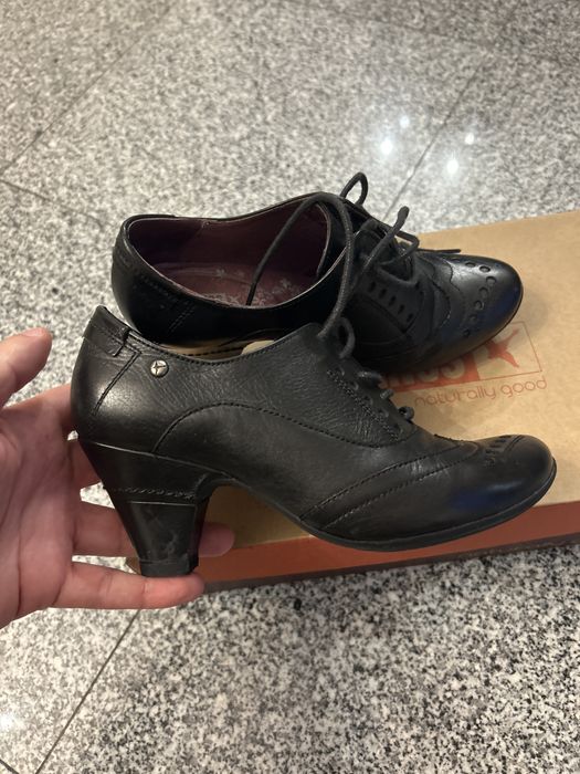 Pikolinos 35 sapatos botins tacão