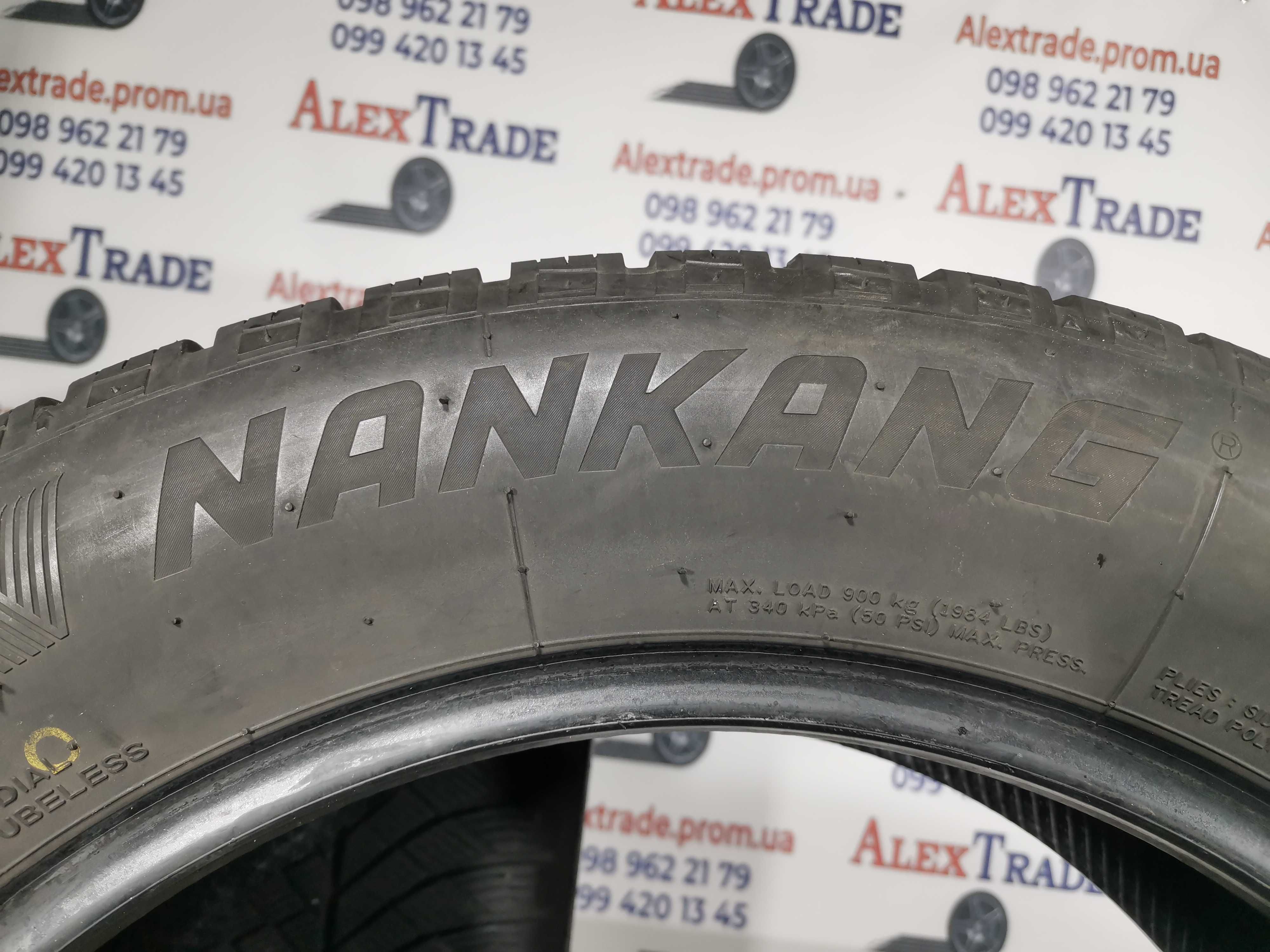 2 шт. 235/55 R18 Nankang Cross Seasons AW-6 SUV шини б/у, 6,5 мм