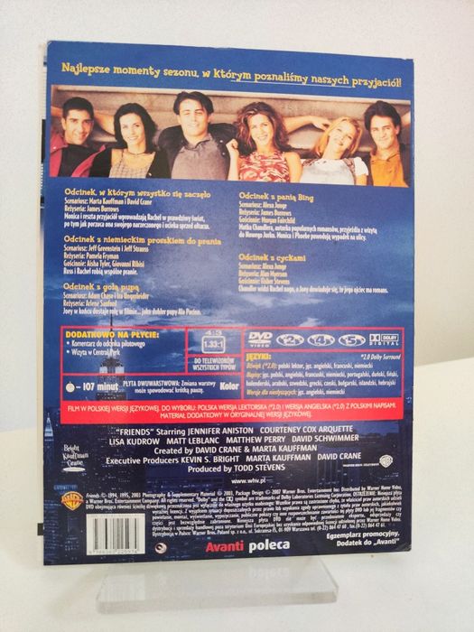 The best of Przyjaciele Pieć najlepszych odcinków sezon 1 DVD