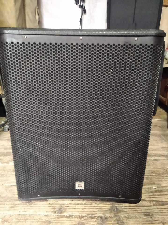 Активные сабвуферы: MAG MS118BA и The box pro DSP 18 Sub